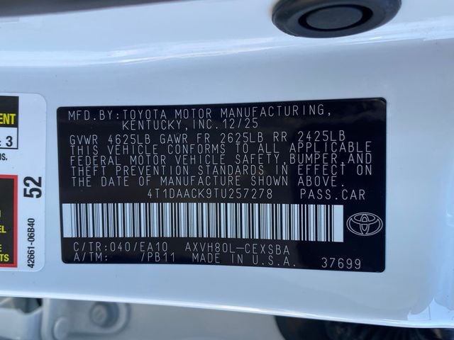 2026 Toyota Camry SE