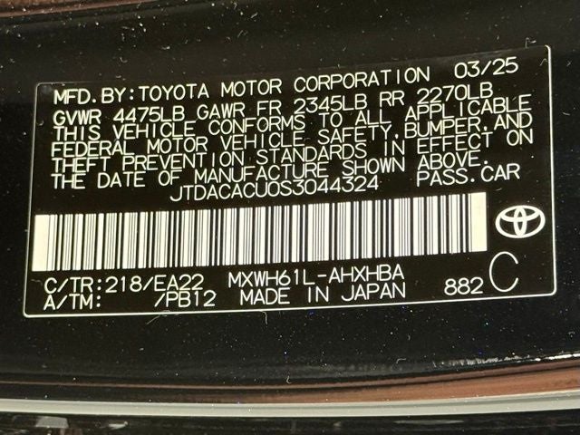 2025 Toyota Prius Plug-in Hybrid XSE Premium