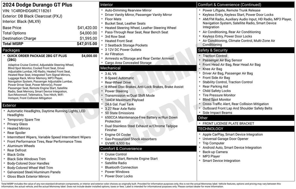 2024 Dodge Durango GT Plus