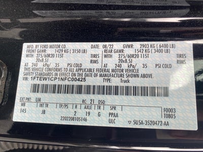 2022 Ford F-150 XL
