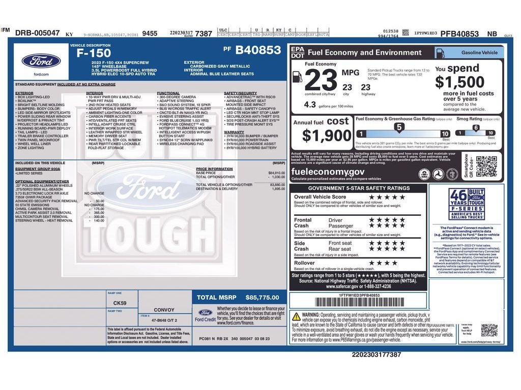 2023 Ford F-150 Limited