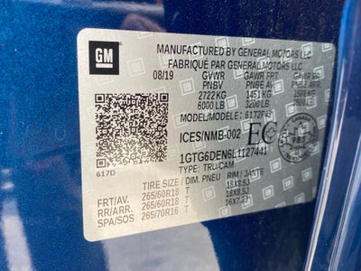 2020 GMC Canyon 4WD SLT