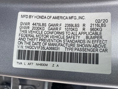2020 Honda Accord Sport