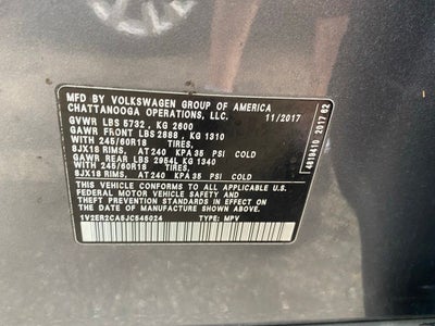 2018 Volkswagen Atlas SEL