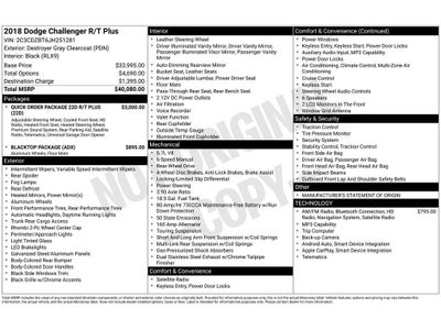 2018 Dodge Challenger R/T Plus