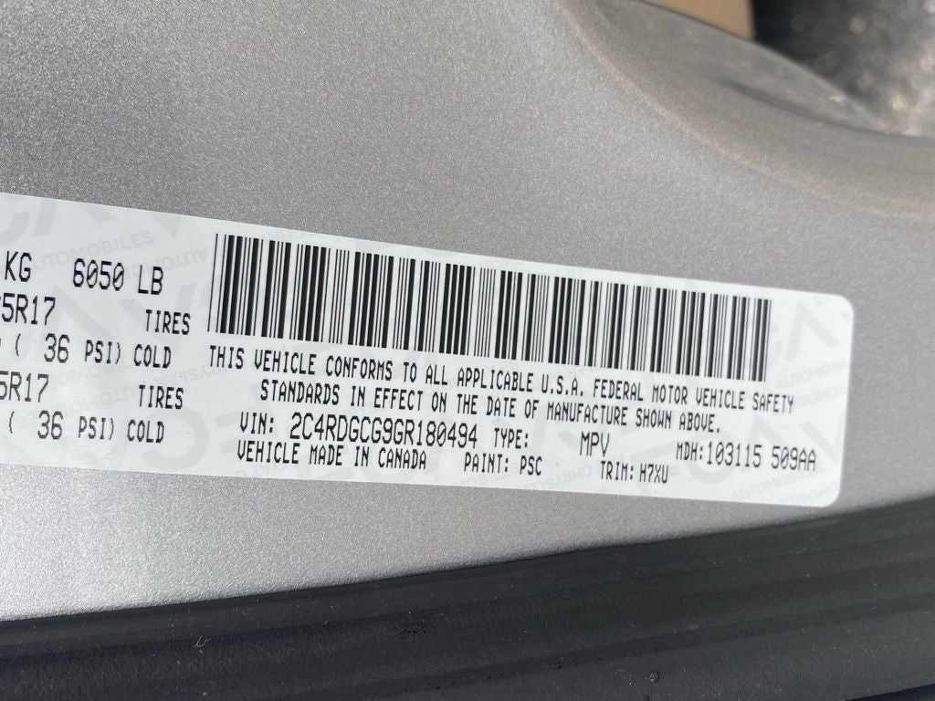 2016 Dodge Grand Caravan SXT