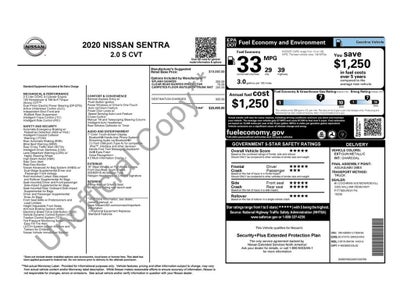 2020 Nissan Sentra S
