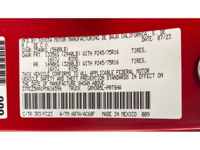 2023 Toyota Tacoma SR5