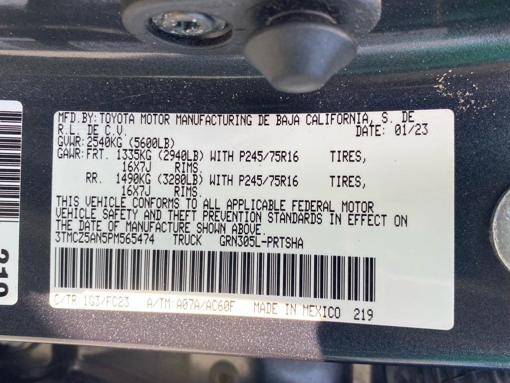 2023 Toyota Tacoma SR5