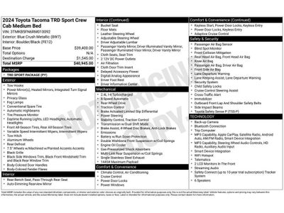 2024 Toyota Tacoma TRD Sport