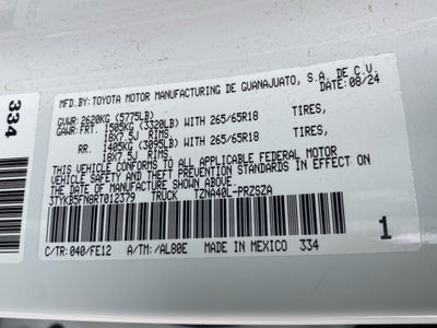 2024 Toyota Tacoma TRD Sport