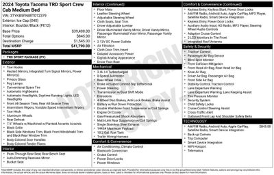 2024 Toyota Tacoma Base