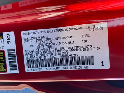 2025 Toyota Tacoma TRD Off Road