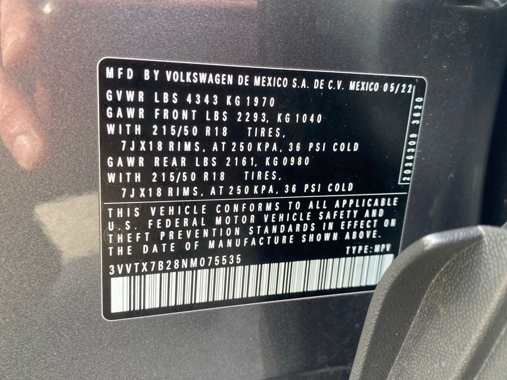 2022 Volkswagen Taos 1.5T SE