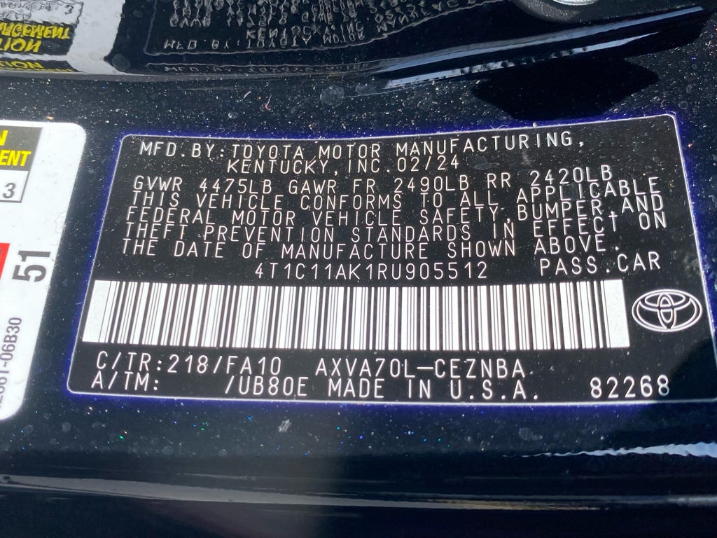 2024 Toyota Camry LE