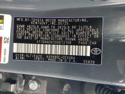 2025 Toyota Camry SE