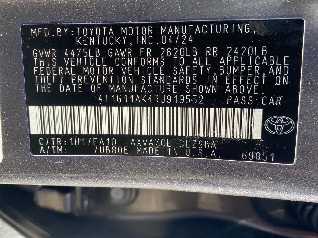 2024 Toyota Camry SE