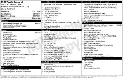 2023 Toyota Camry LE