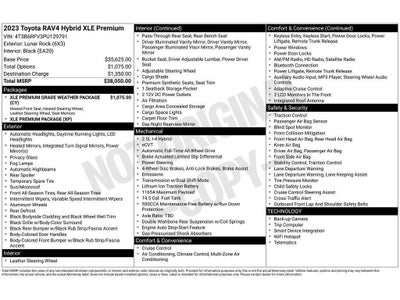 2023 Toyota RAV4 Hybrid Hybrid XLE Premium