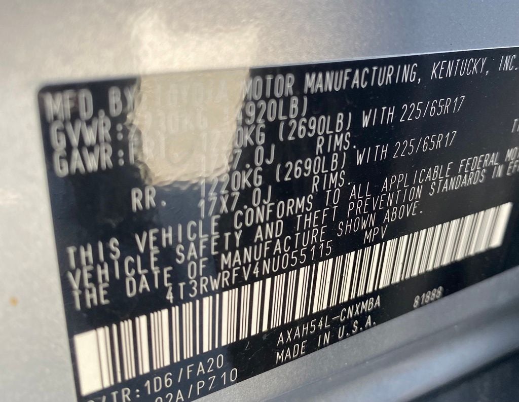 2022 Toyota RAV4 Hybrid XLE