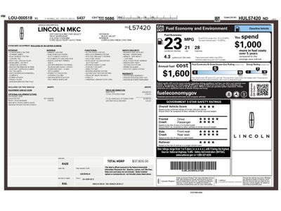 2017 Lincoln MKC Select