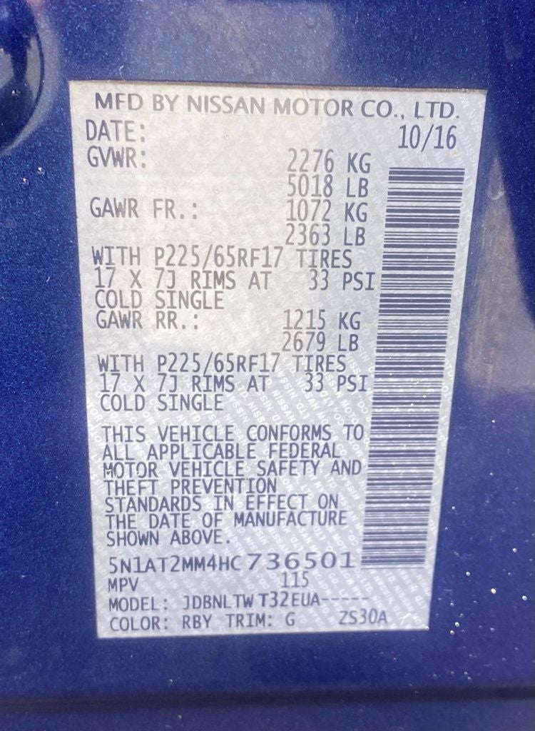 2017 Nissan Rogue SV