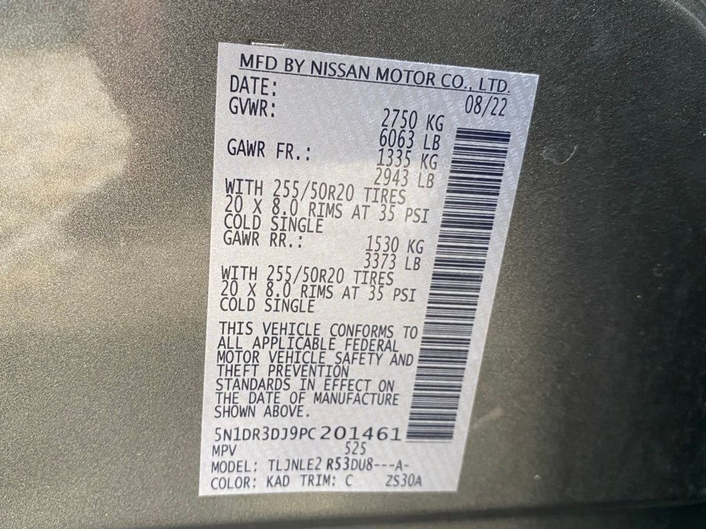 2023 Nissan Pathfinder Platinum