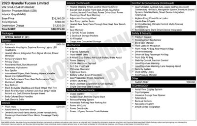 2023 Hyundai Tucson Limited