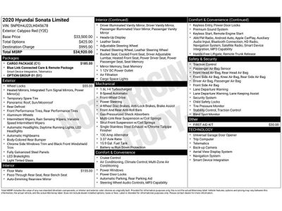 2020 Hyundai Sonata Limited