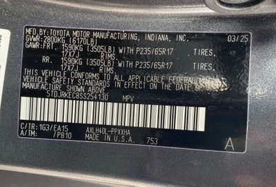 2025 Toyota Sienna XLE 8 Passenger