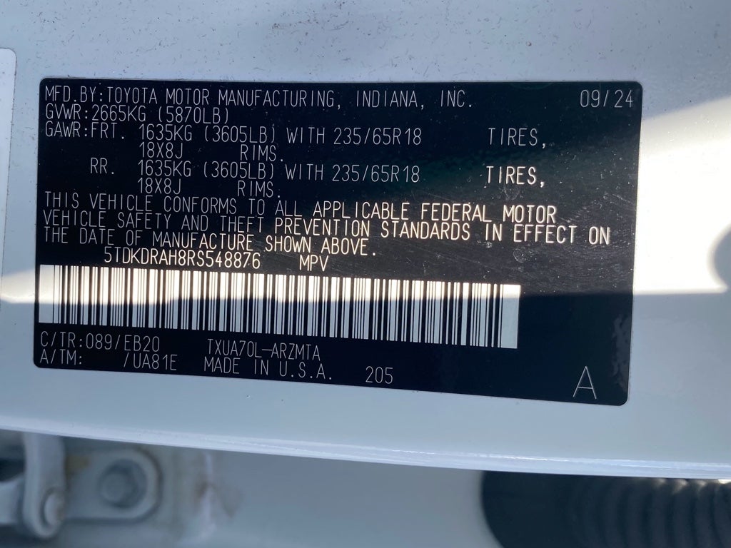 2024 Toyota Highlander XLE