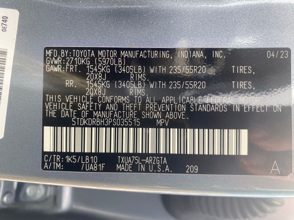 2022 Toyota Highlander XSE