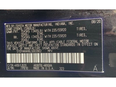 2020 Toyota Highlander Hybrid Limited