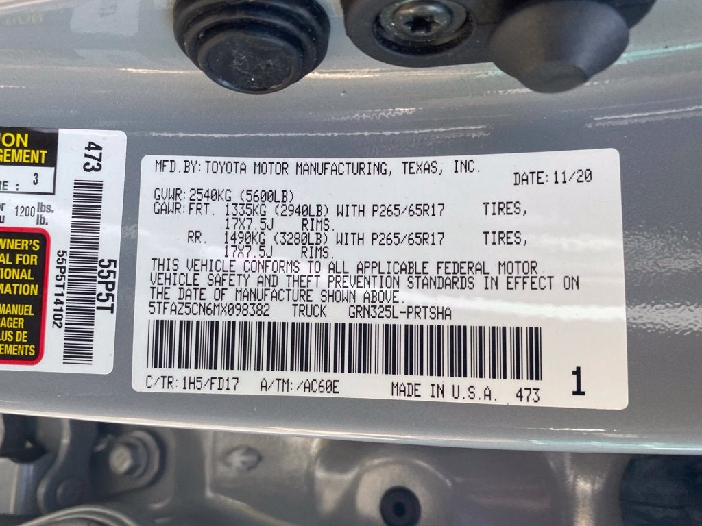 2021 Toyota Tacoma TRD Sport V6