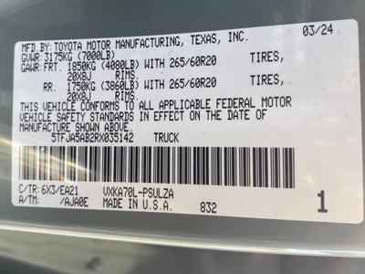 2024 Toyota Tundra Limited