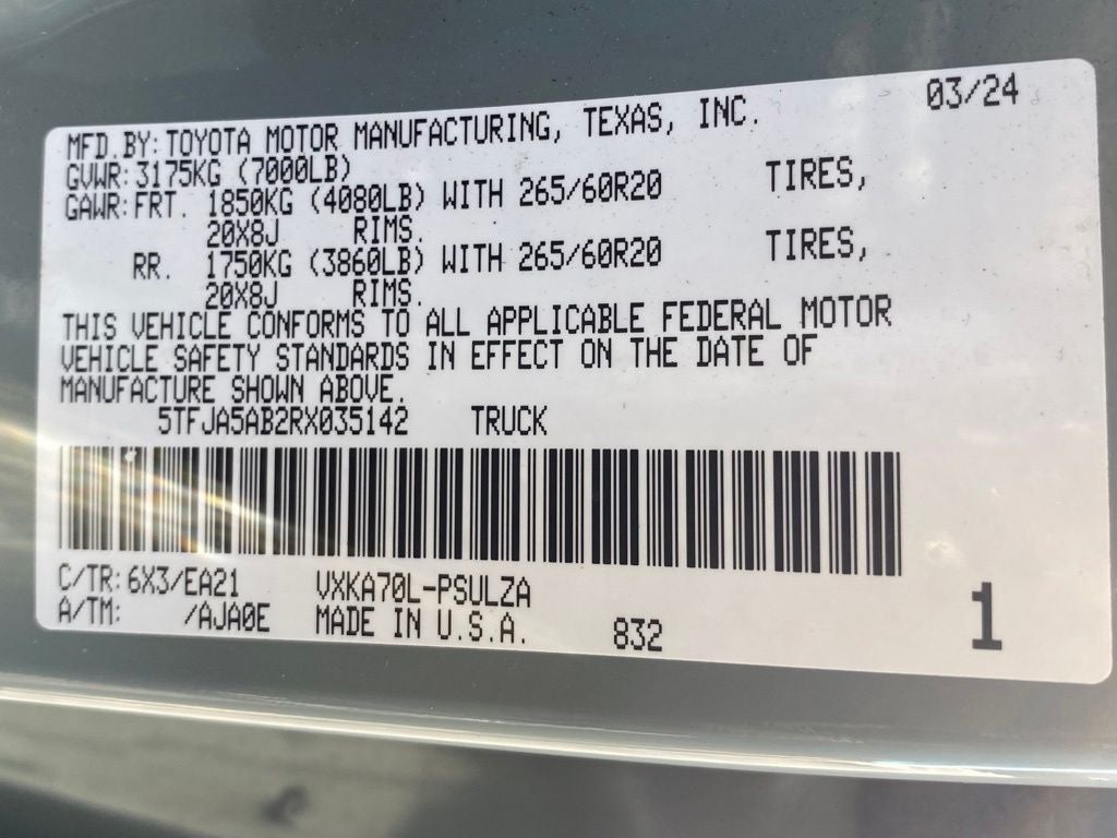 2024 Toyota Tundra Limited
