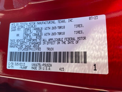 2023 Toyota Tundra SR5