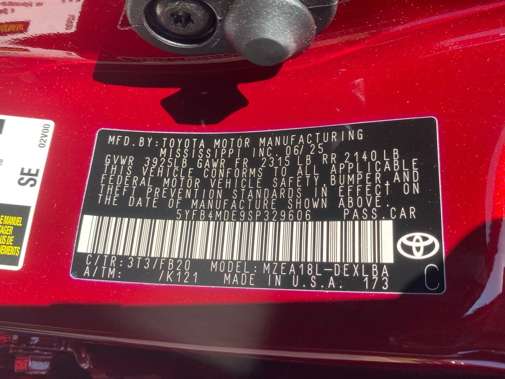 2025 Toyota Corolla LE