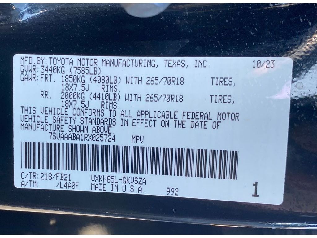 2024 Toyota Sequoia SR5