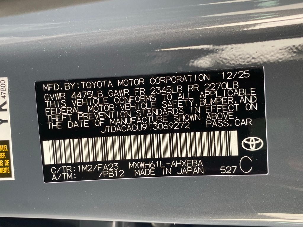 2026 Toyota Prius Prime SE