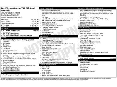2022 Toyota 4Runner TRD Off Road Premium
