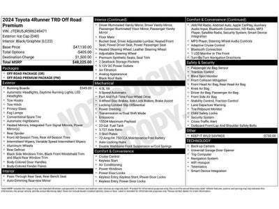 2024 Toyota 4Runner TRD Off Road Premium
