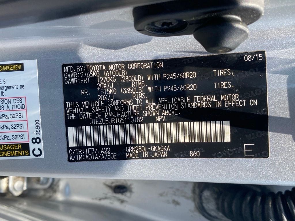 2016 Toyota 4Runner Limited