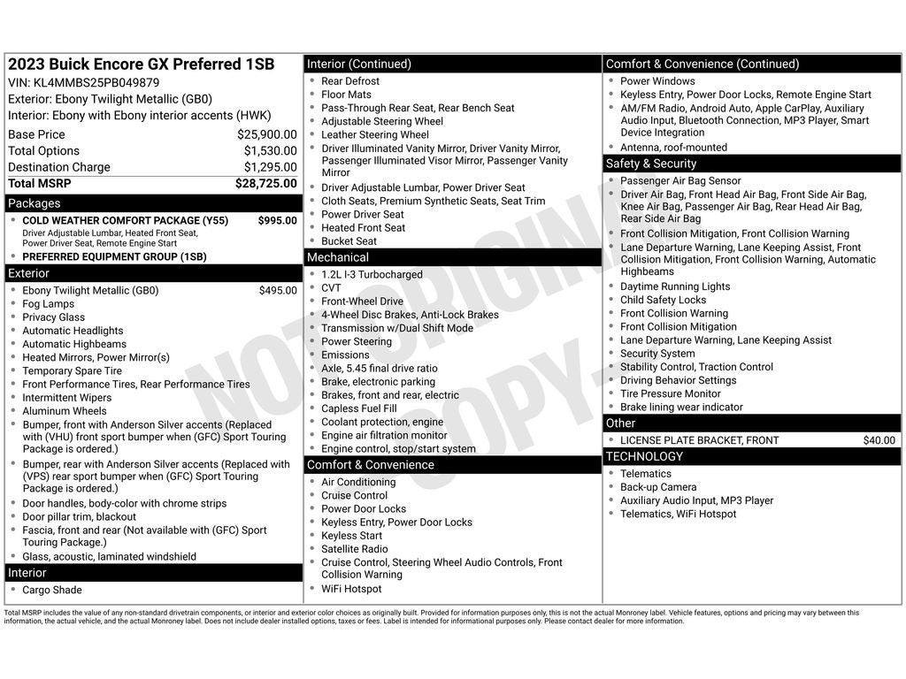 2023 Buick Encore GX Preferred