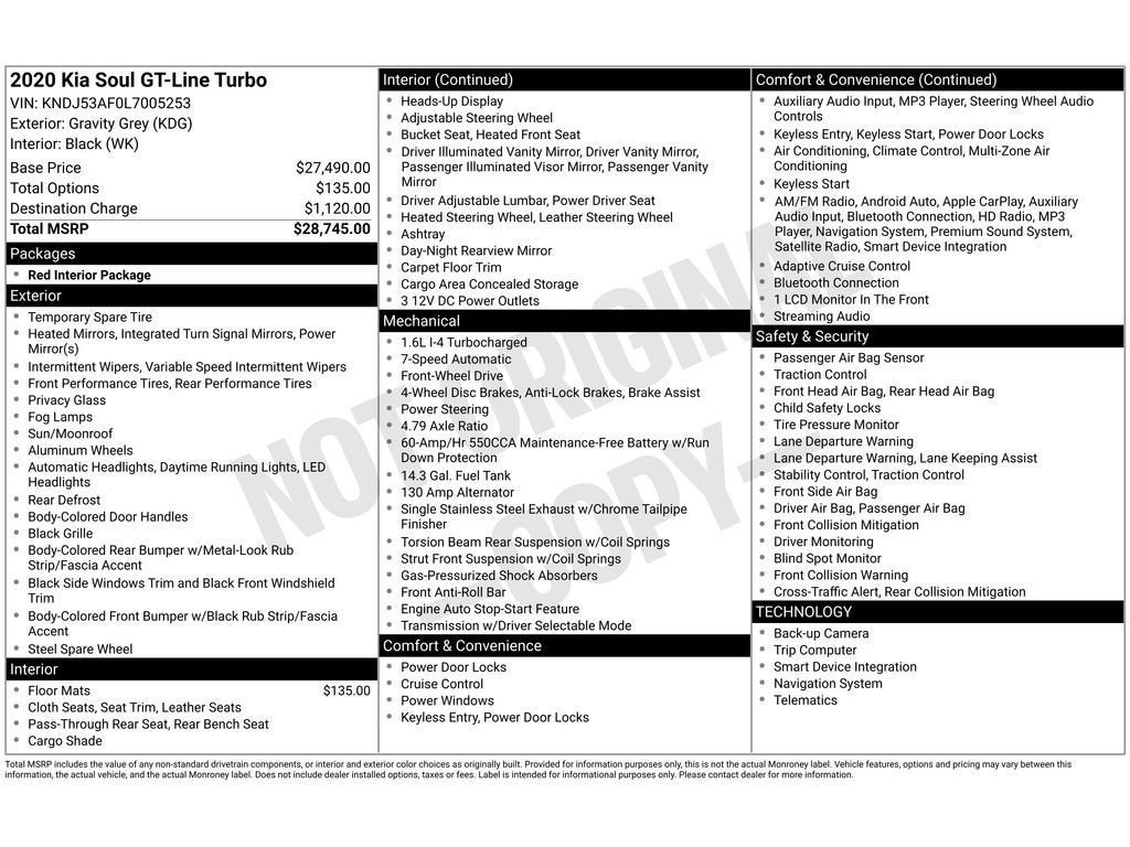 2020 Kia Soul GT-Line Turbo