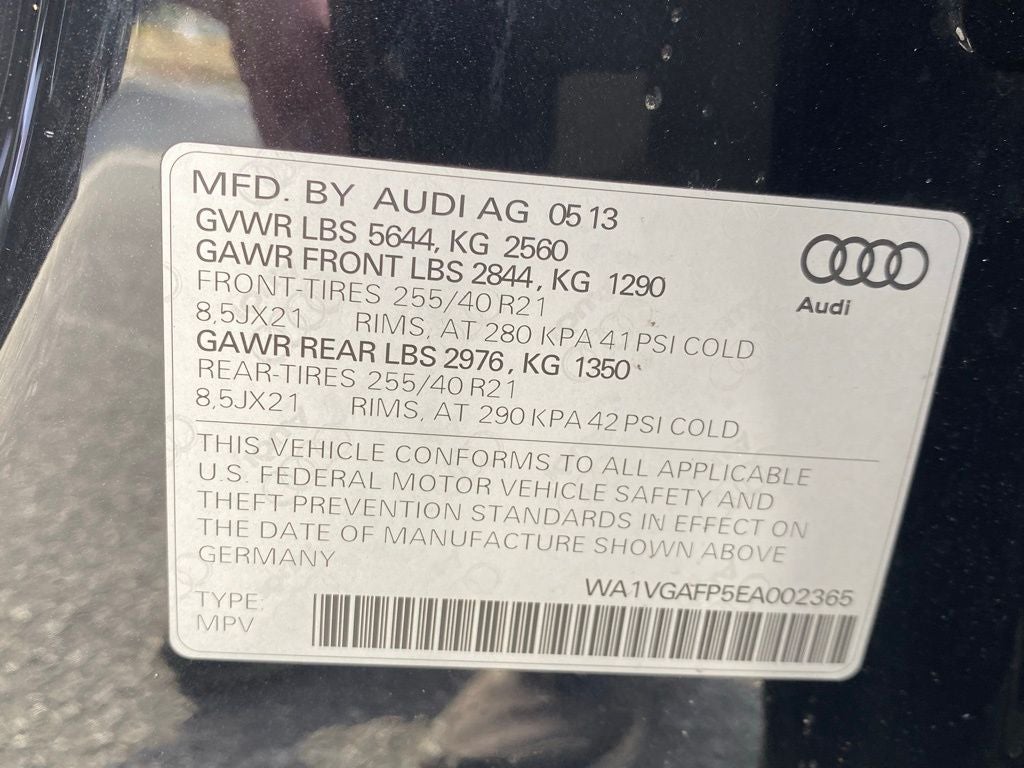 2014 Audi SQ5 3.0T Prestige quattro