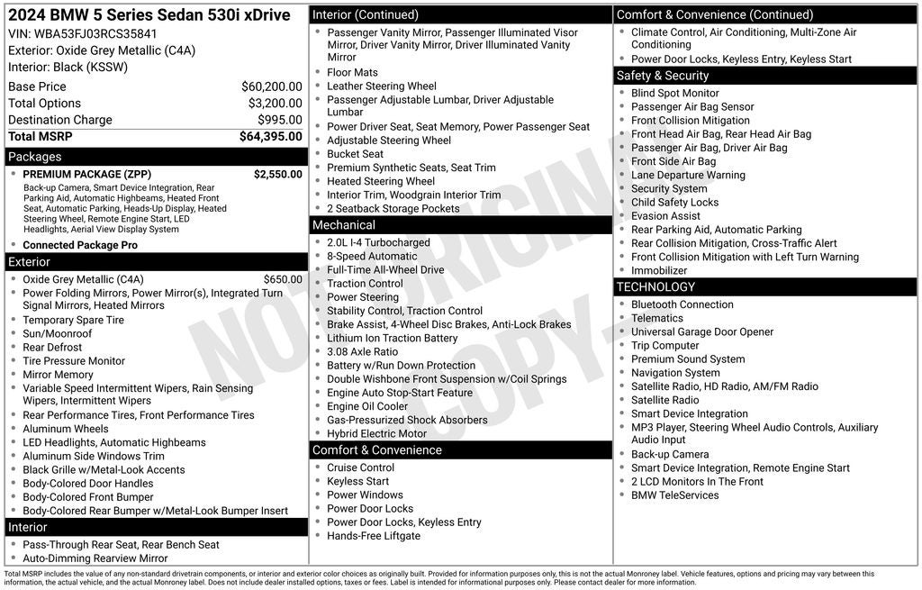 2024 BMW 5 Series 530i xDrive