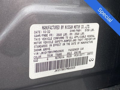 2023 INFINITI Q50 LUXE