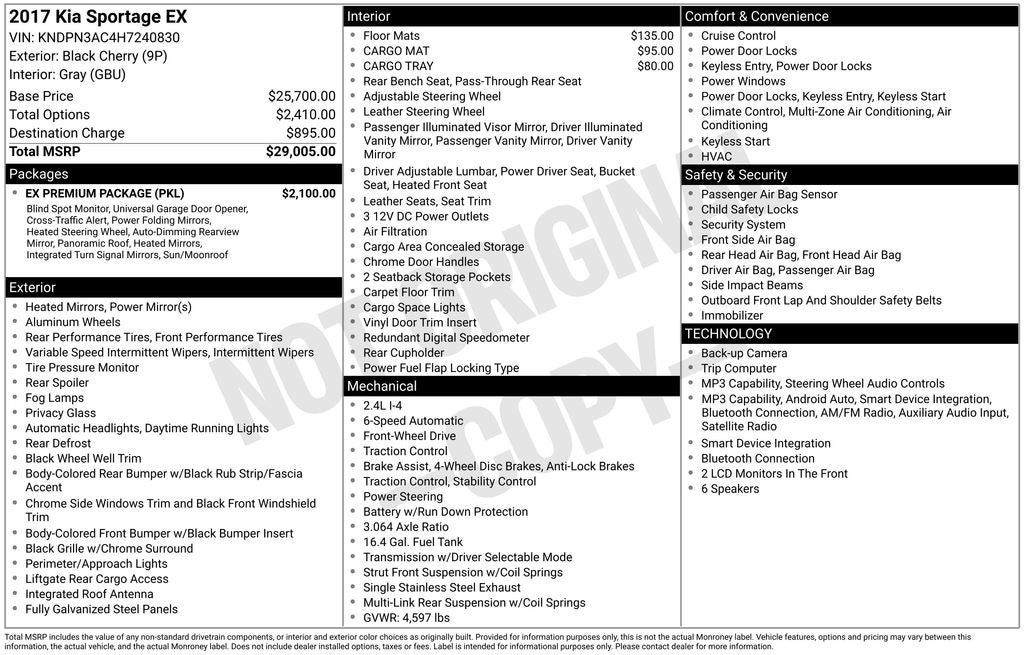 2017 Kia Sportage EX