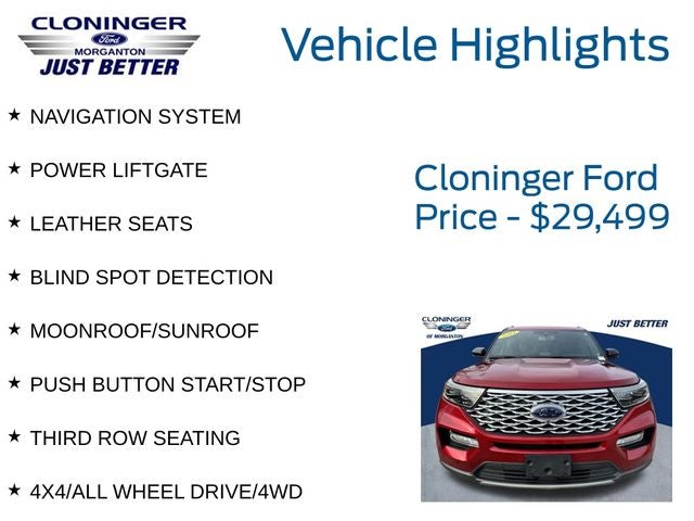 2021 Ford Explorer Platinum